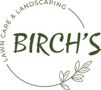 birch's lawn care and landscaping small logo