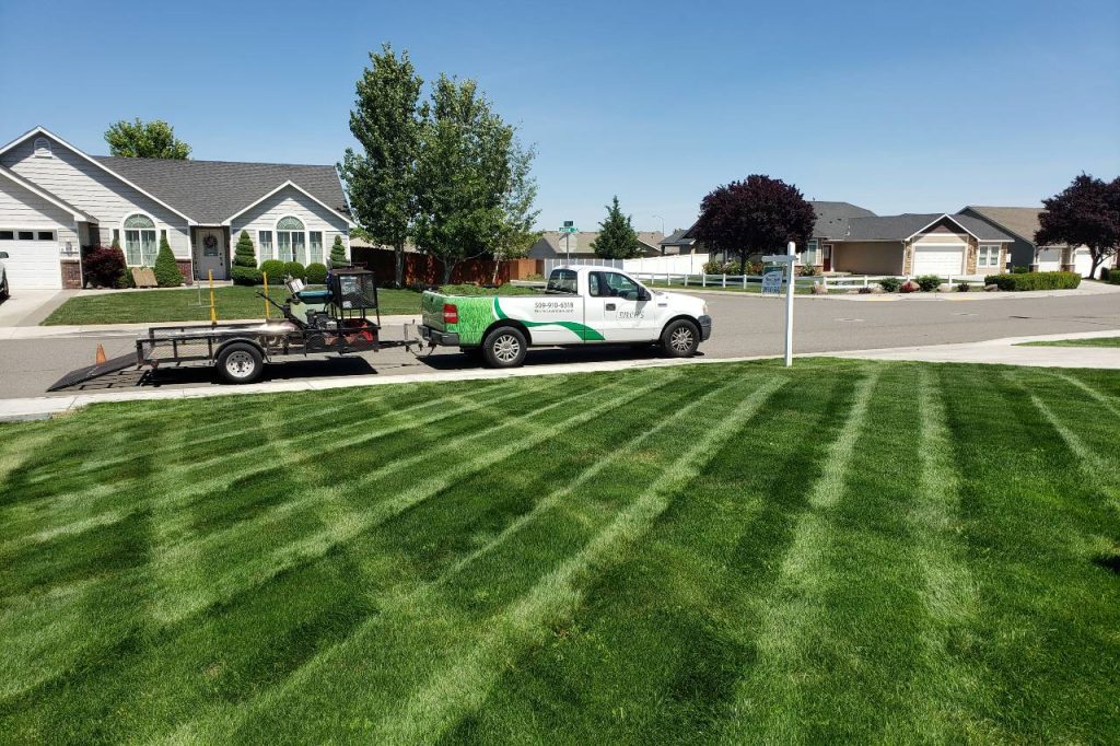 well maintained lawn by Birch's Lawn Care